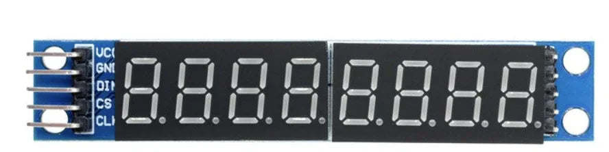 MAX7219 8-Digit LED Display Module - Robot Pi Shop