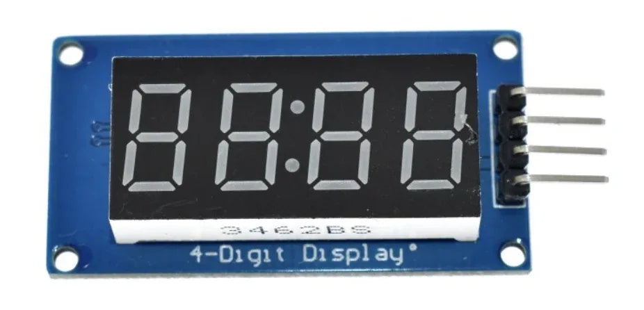 4 Bits TM1637 Red Digital Tube LED Display - Robot Pi Shop