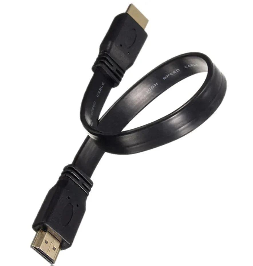 HDMI Male to Male Plug Flat Cable Cord - Robot Pi Shop