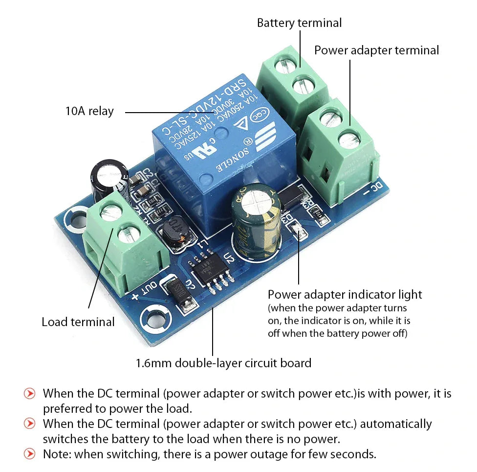 Power-OFF Protection Module - Robot Pi Shop