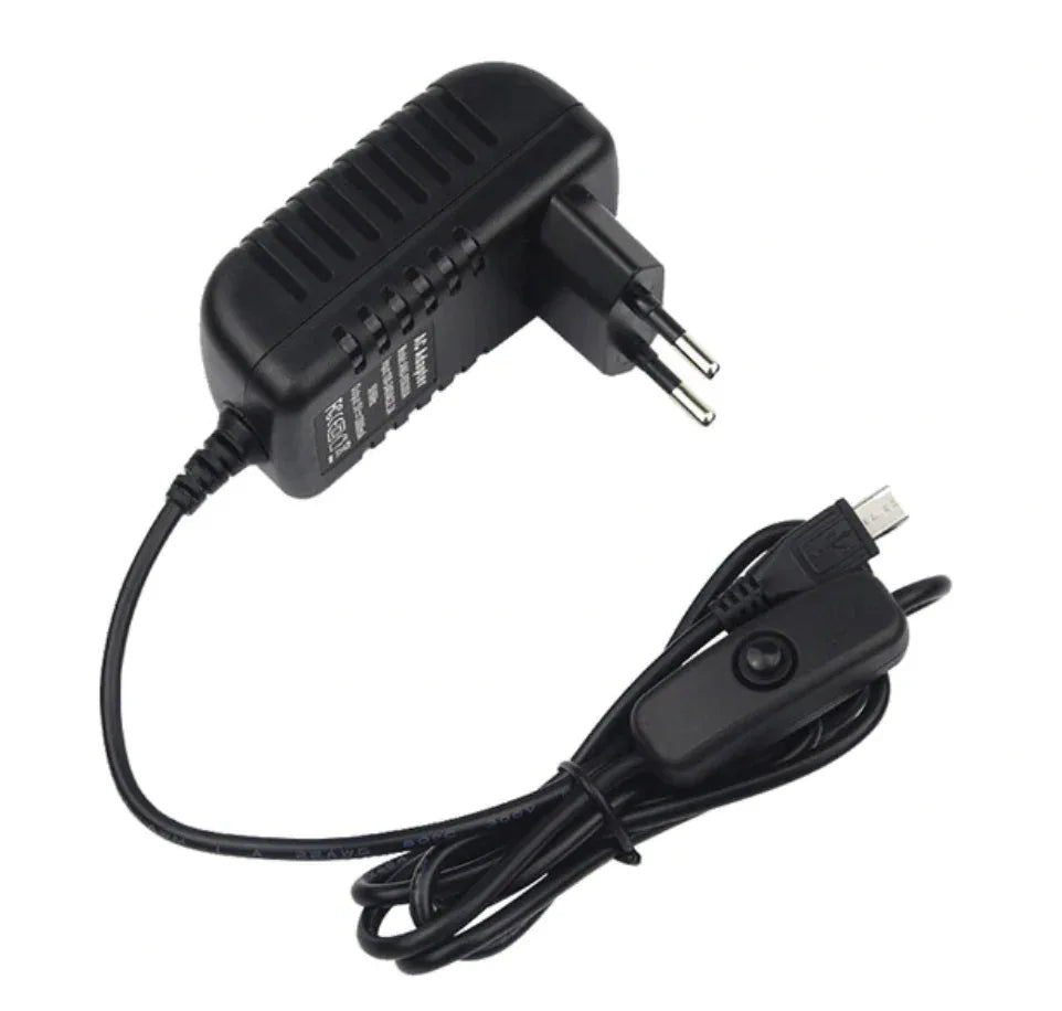 5V 3A Power Supply Switch Button - Robot Pi Shop