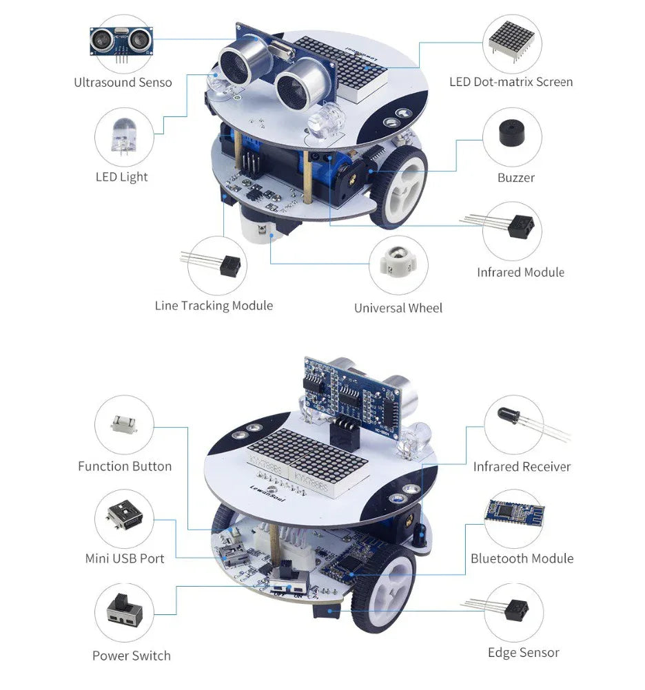 QBot Programmable Smart Robot Car Kit - Robot Pi Shop