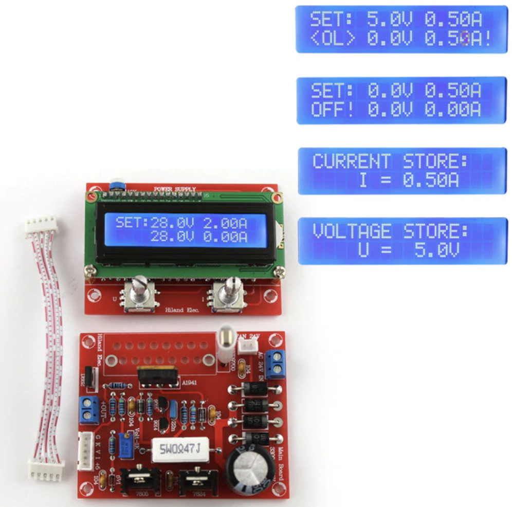Adjustable DC Regulated Power Supply DIY Kit