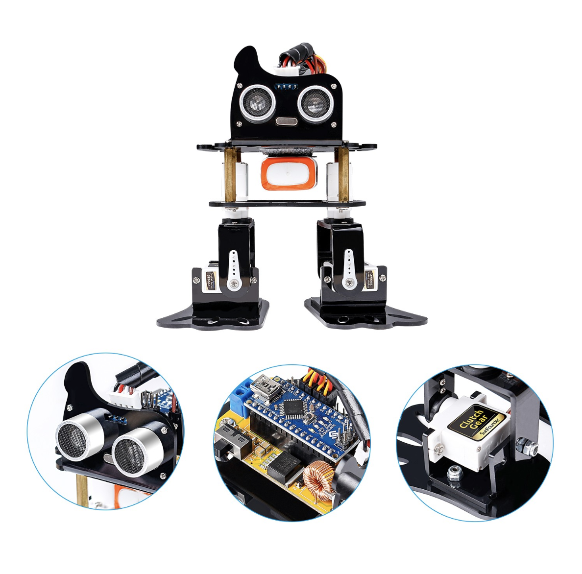 SunFounder Nano DIY 4-DOF Robot Kit – Sloth Learning Kit
