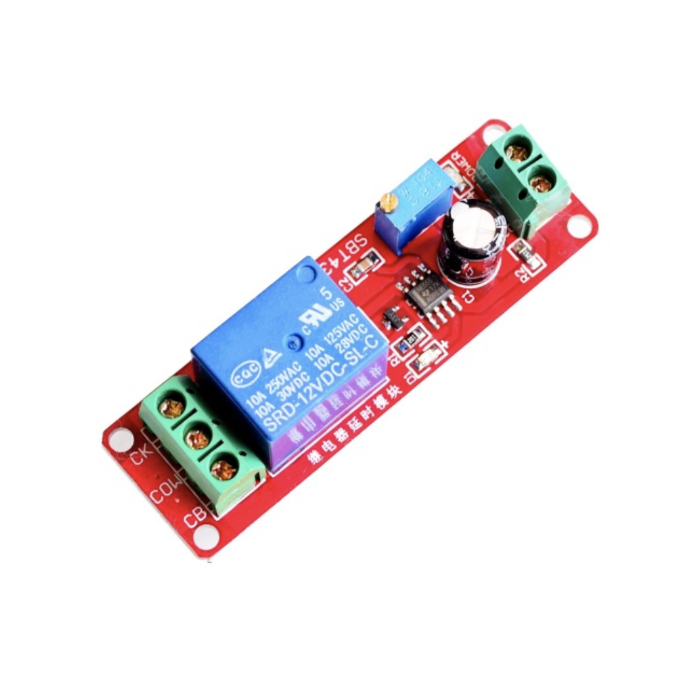 DC 12V Delay Relay Shield NE555 Timer Switch Adjustable Module 0~10S