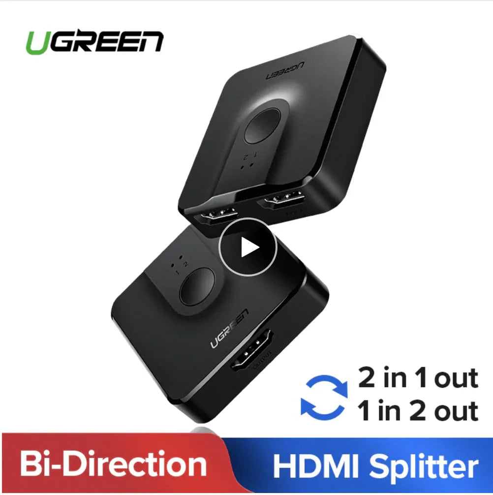 Bi-Direction 4K HDMI Switcher 1x2/2x1 - Robot Pi Shop