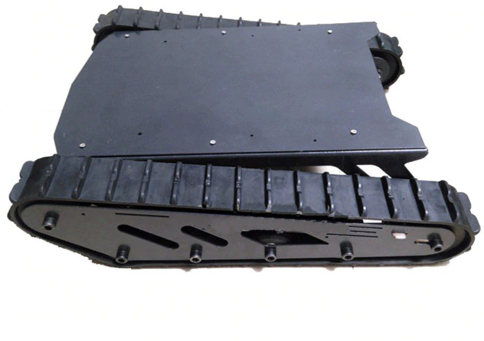 T007 Robot Tank Chassis With Rubber Tracks 15kg Load