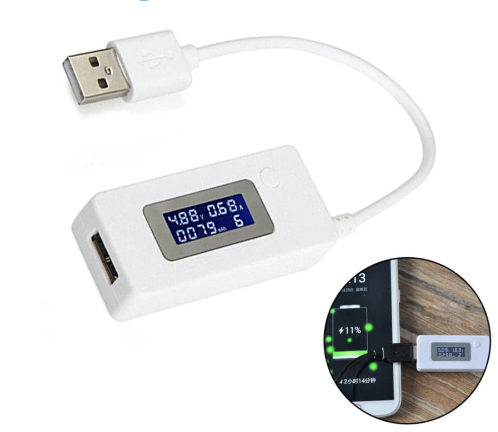 LCD Micro USB Charger