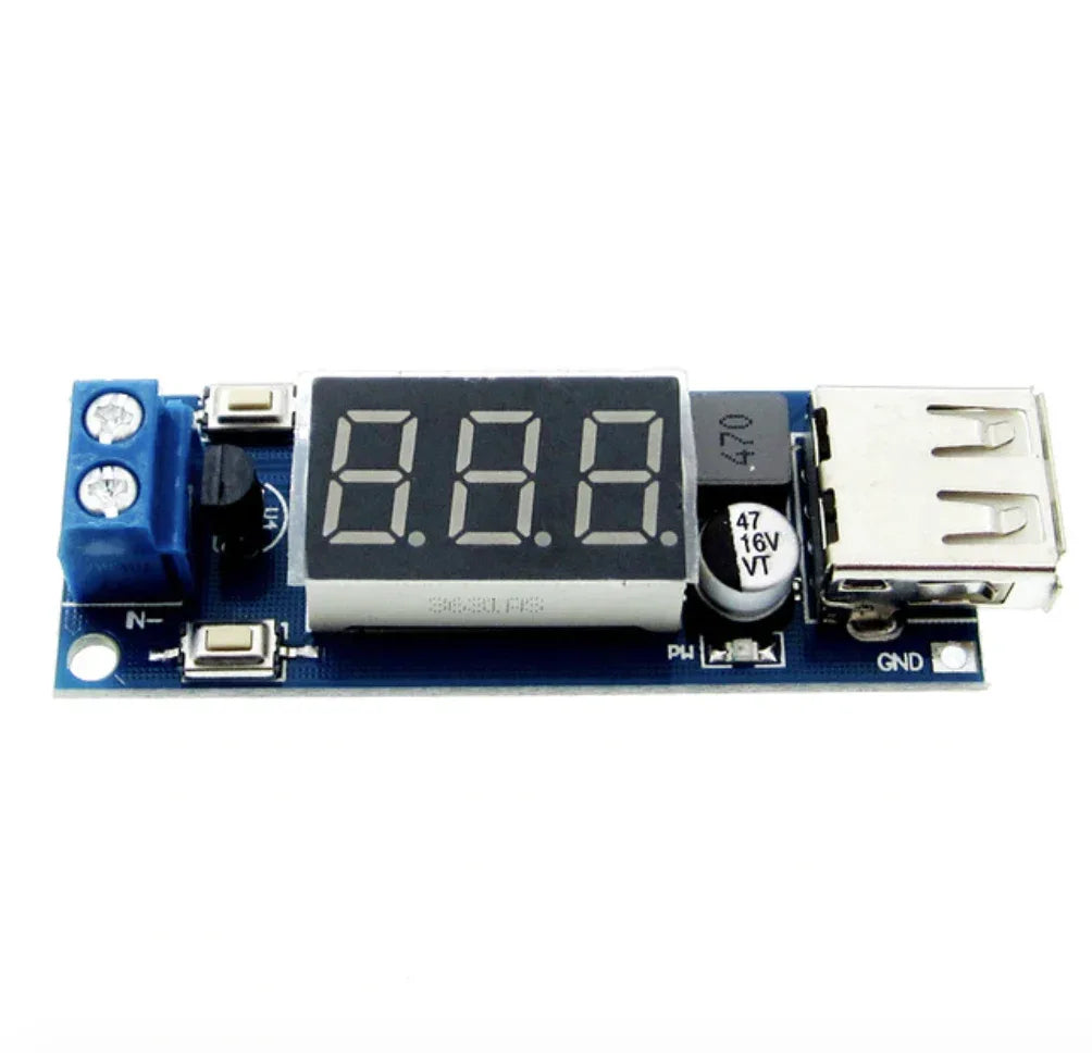 DC 4.5-40V To 5V 2A USB Charger - Robot Pi Shop