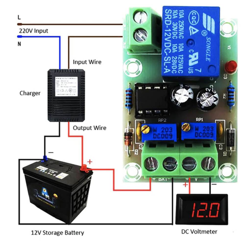 XH-M601 Battery Charging Control Board