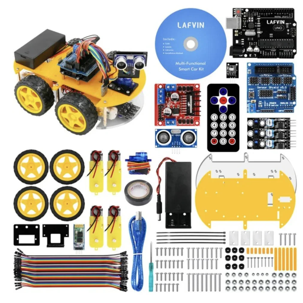 Robotic Car Led Smart Robot Car Kit – Robot Pi Shop