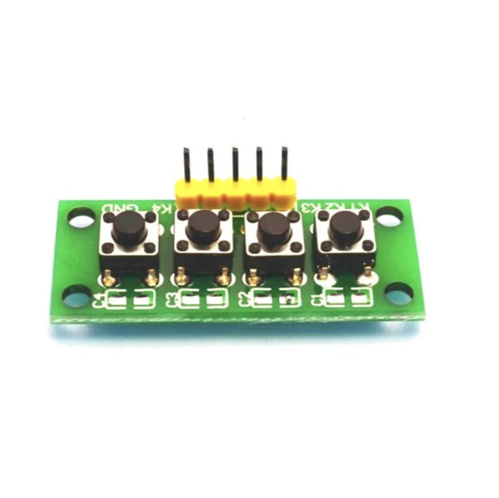 4 Independent Key Button Keypad Keyboard Module - Robot Pi Shop
