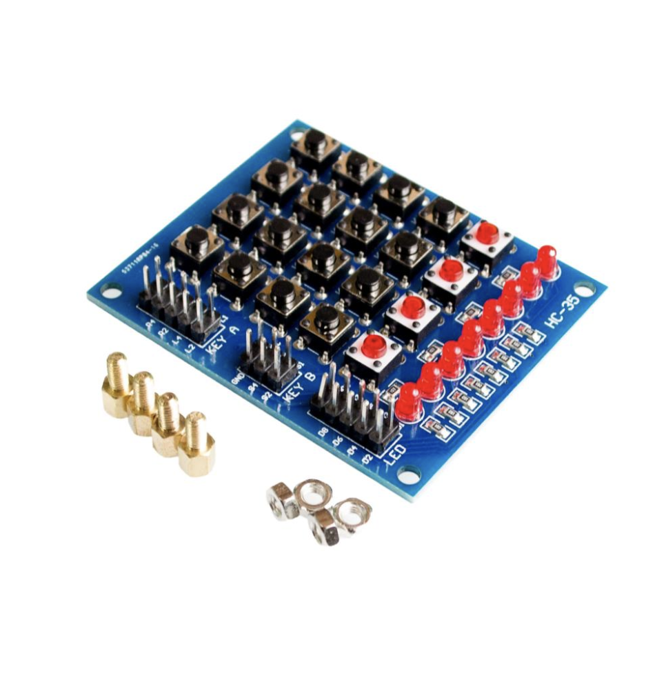 4X4 Matrix Keyboard – Robot Pi Shop