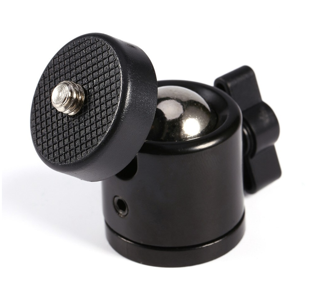 360 Degree Mini Tripod Ball Head Ballhead 1/4"Screw Mount Stand