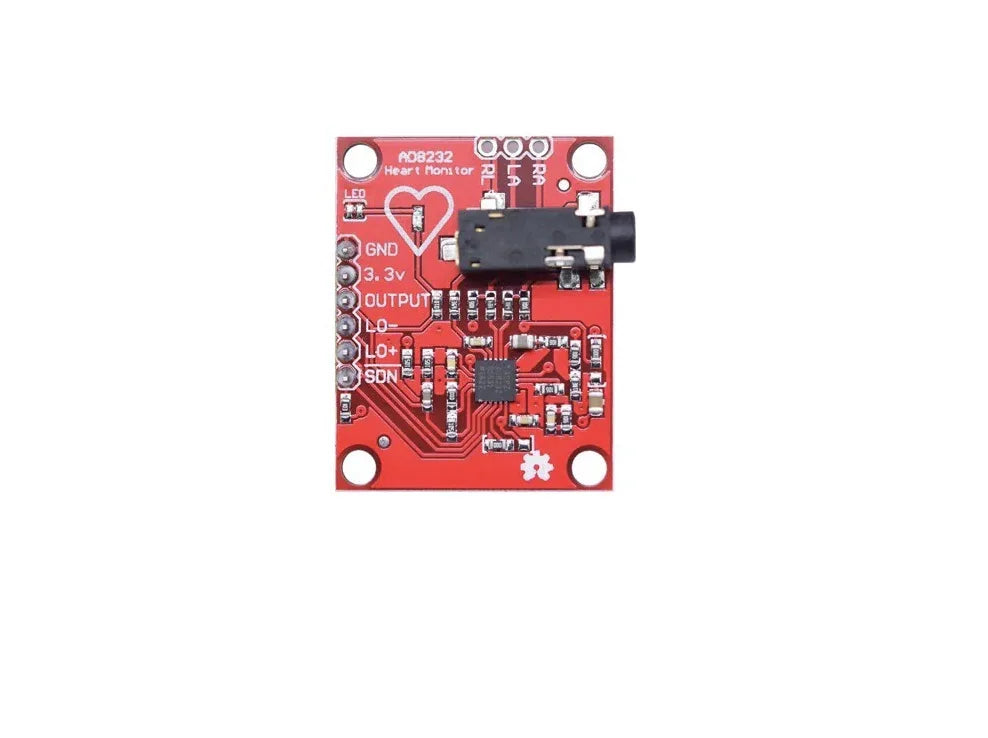 Heart Interface Module AD8232 Heart Rate Monitor Module – Robot Pi Shop