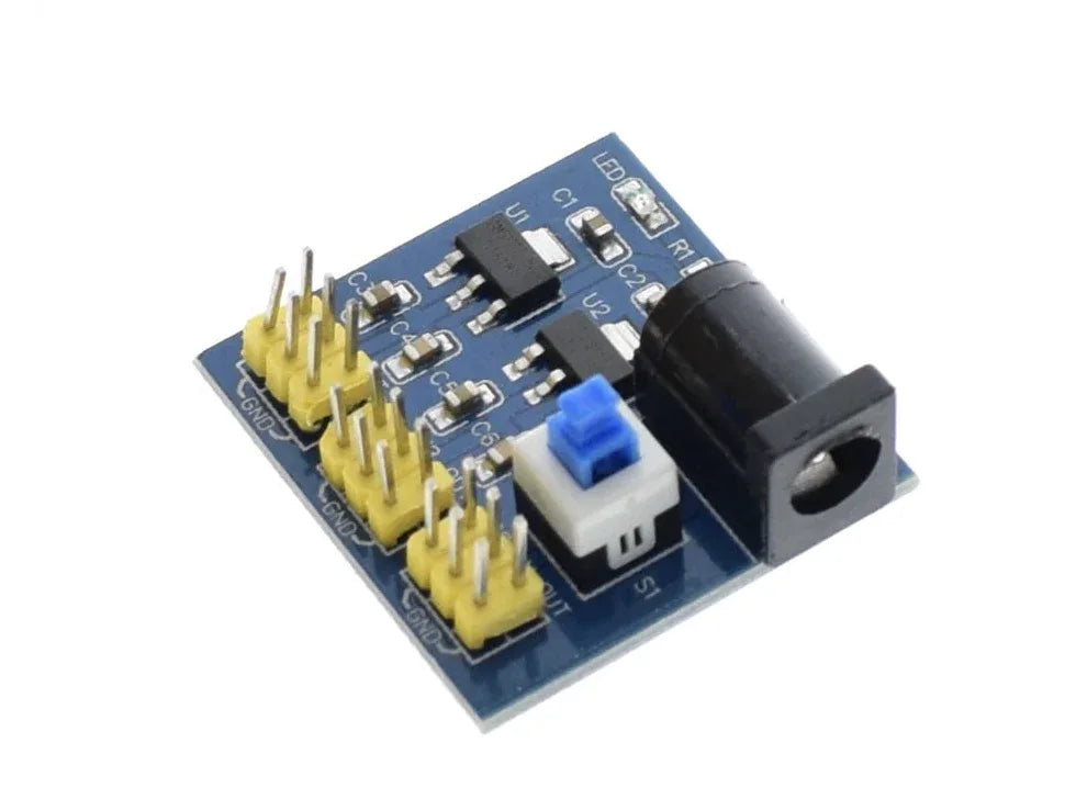 DC-DC 12V to 3.3V 5V 12V Power Module Multi Output Voltage Conversion - Robot Pi Shop