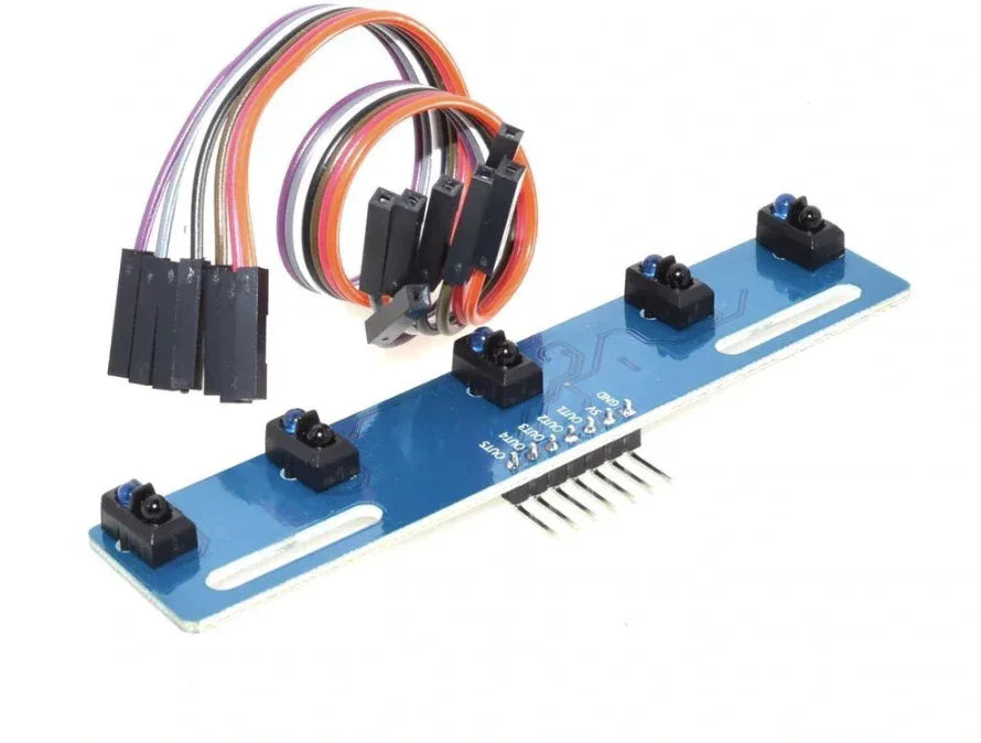 5 channel Infrared Reflective Sensor TCRT5000 KIT - Robot Pi Shop