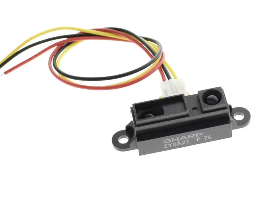 GP2Y0A21YK0F 10-80cm IR Distance Sensor - Robot Pi Shop