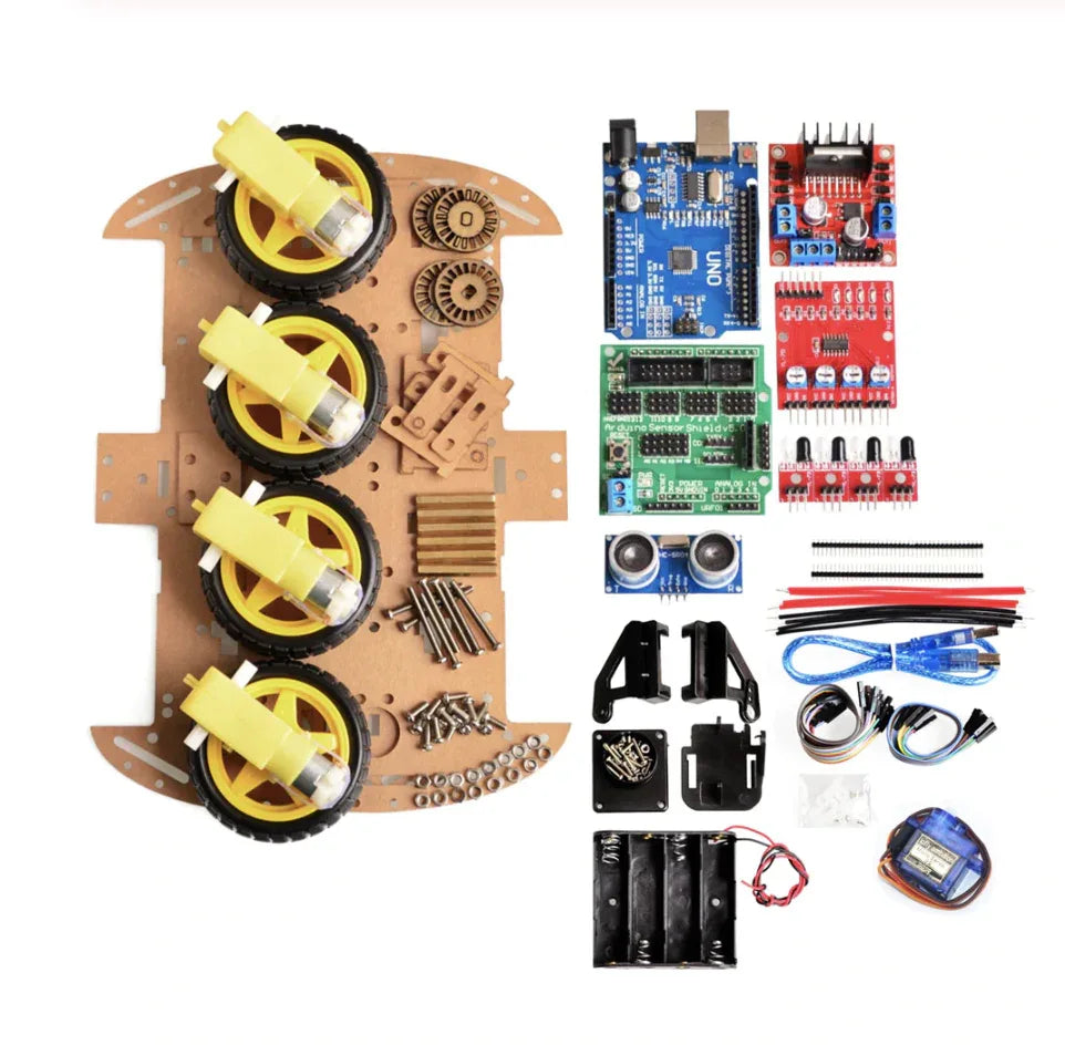 Avoidance tracking Smart Robot Car 4WD - Robot Pi Shop
