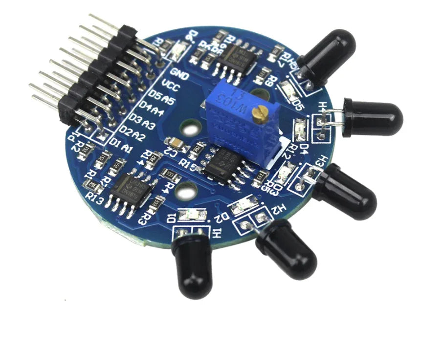 5 Way Flame Sensor Module - Robot Pi Shop