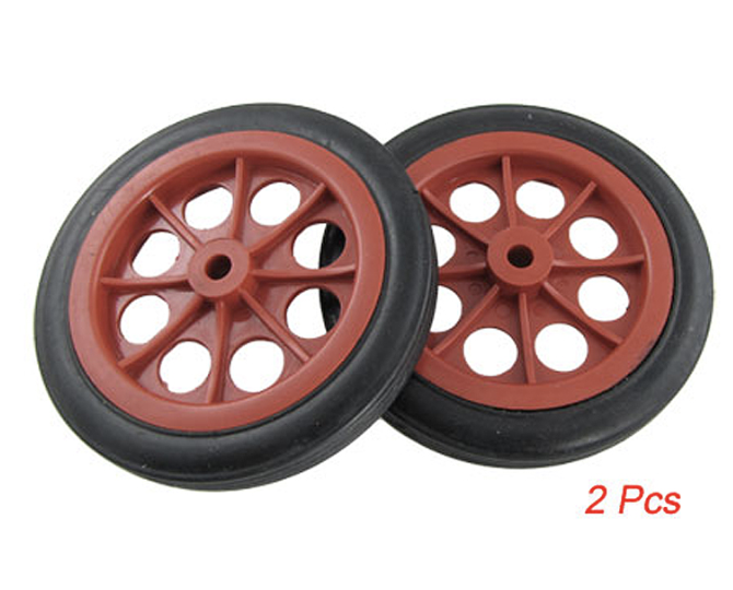 2pcs Wheels Rubber Inner Hole 8mm