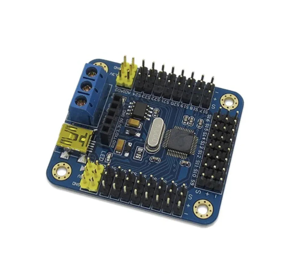 16 Channel Servo Controller Board - Robot Pi Shop