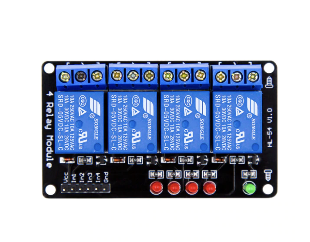 4 Channels DC 12V Relay Module