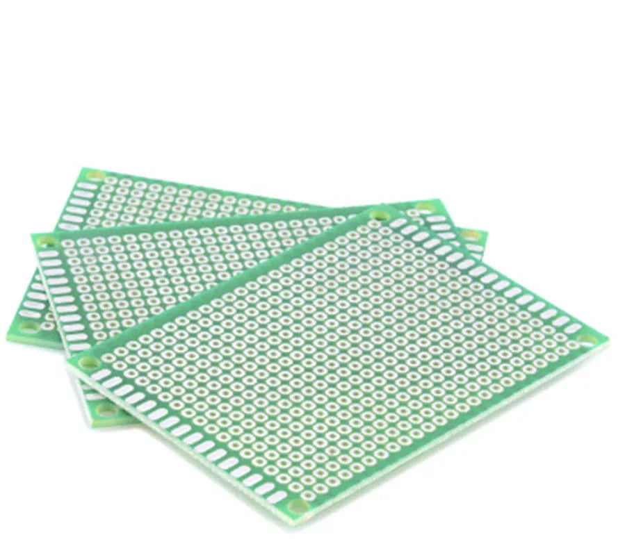 5*7 cm Double Side Prototype Universal FR-4 Glass Fiber PCB Board - Robot Pi Shop