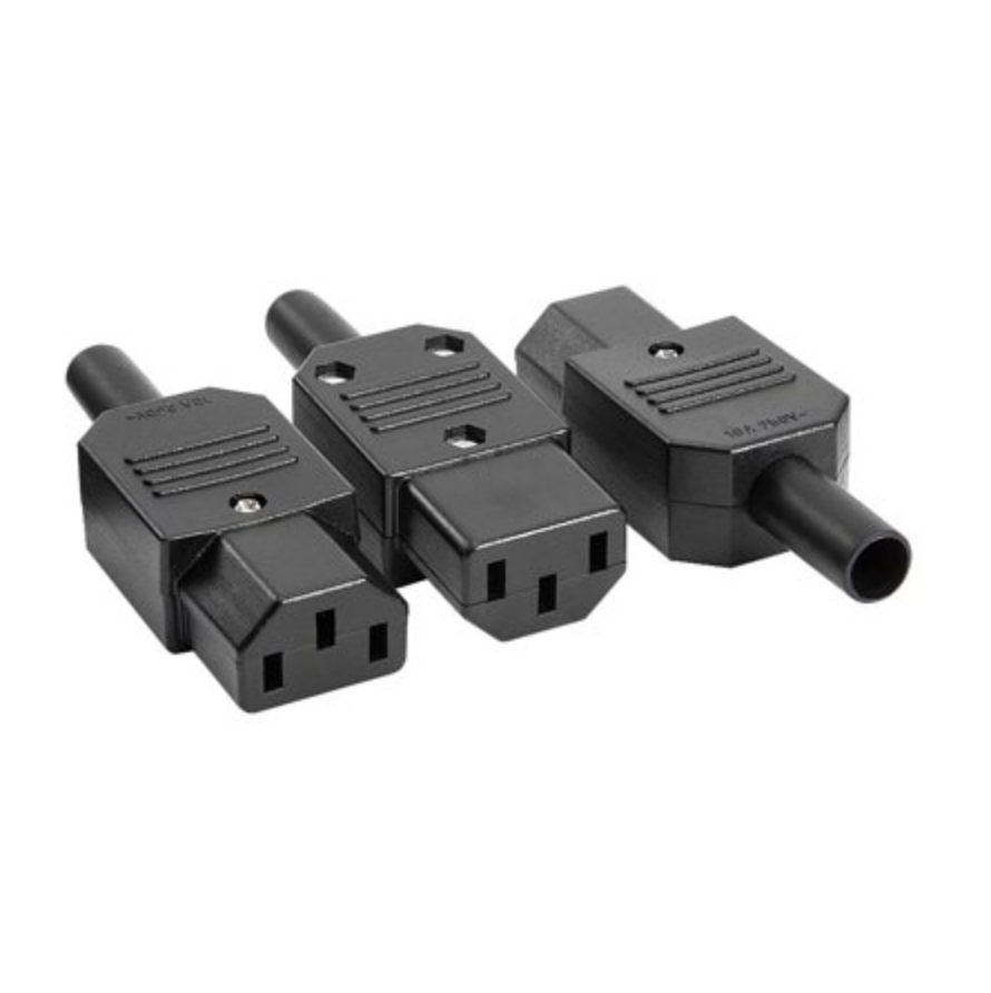 IEC C13 Female Inline Adapter Plug Socket