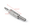 3.5mm 1/8" Stereo Male Audio Jack Connector