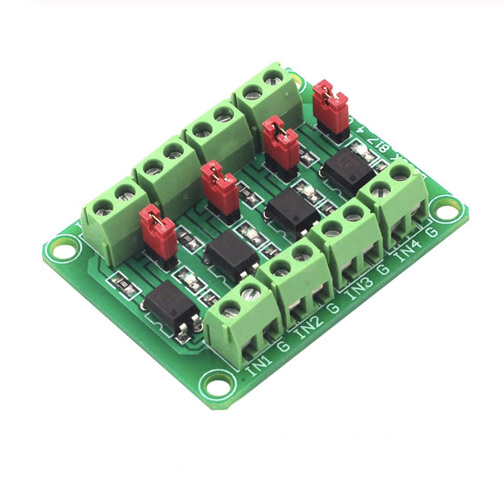 PC817 4 Channel Optocoupler Isolation Board