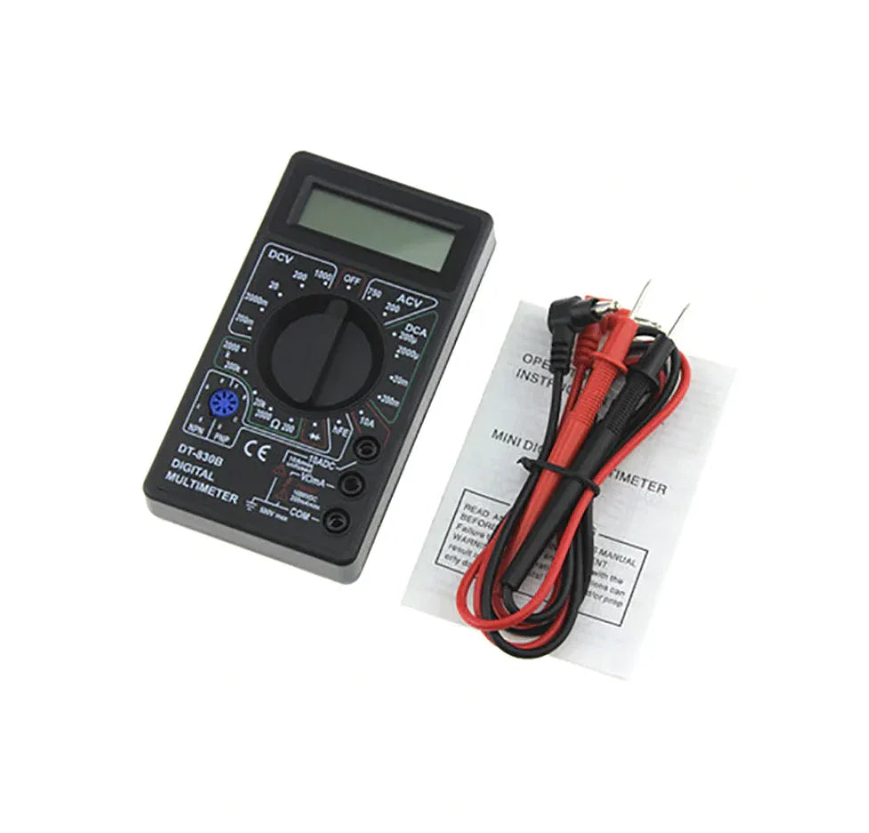 DT-830B LCD Digital Multimeter - Robot Pi Shop