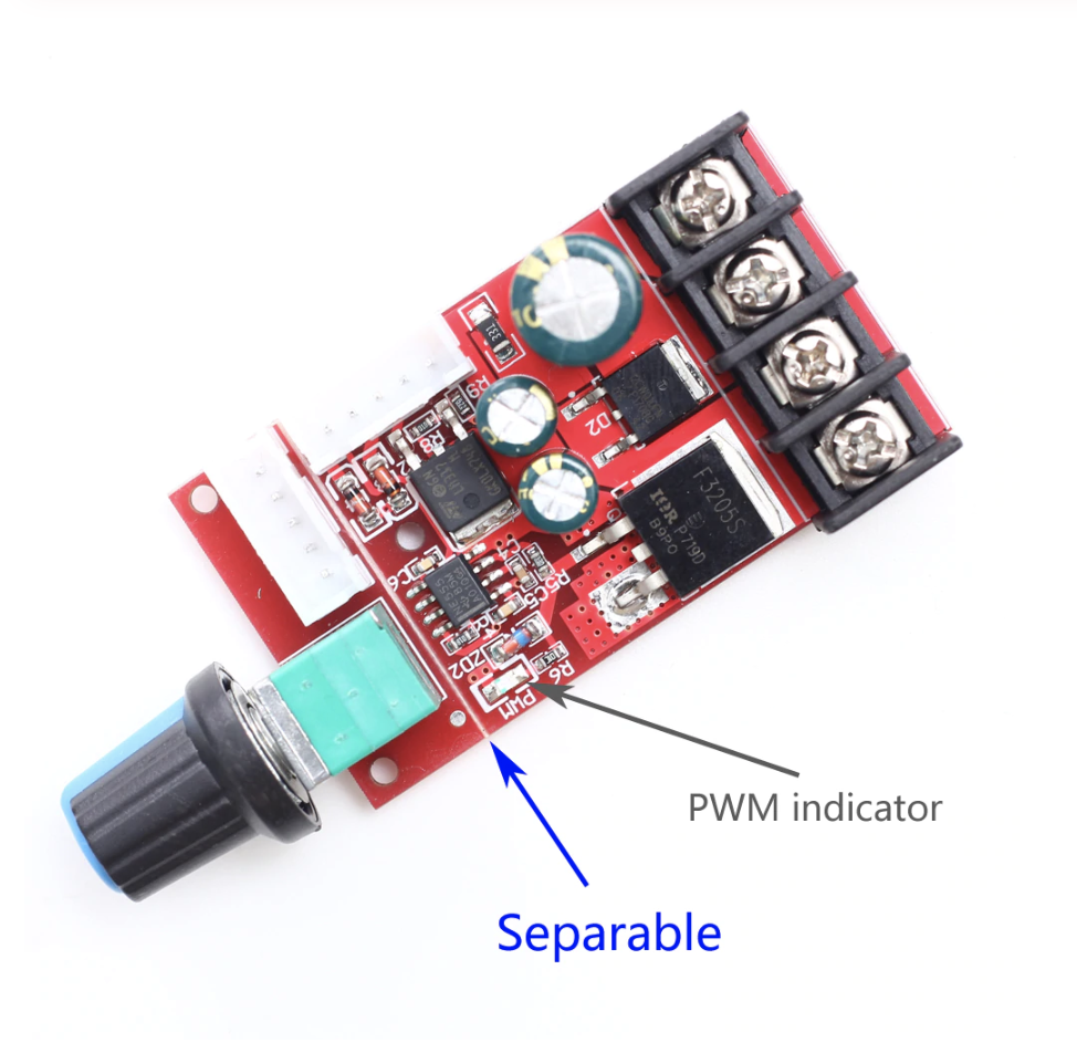 DC 10V-50V 15A DC PWM Motor Speed Controller Module