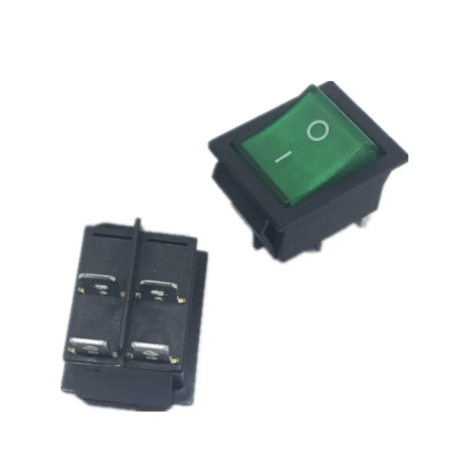 KCD4-202 Green Light Switch - Robot Pi Shop