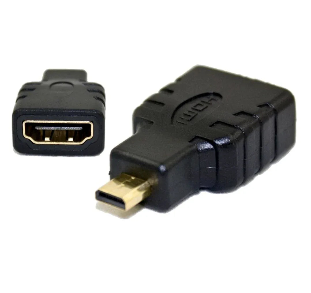HDMI Female to Micro HDMI Male Adaptor - Robot Pi Shop