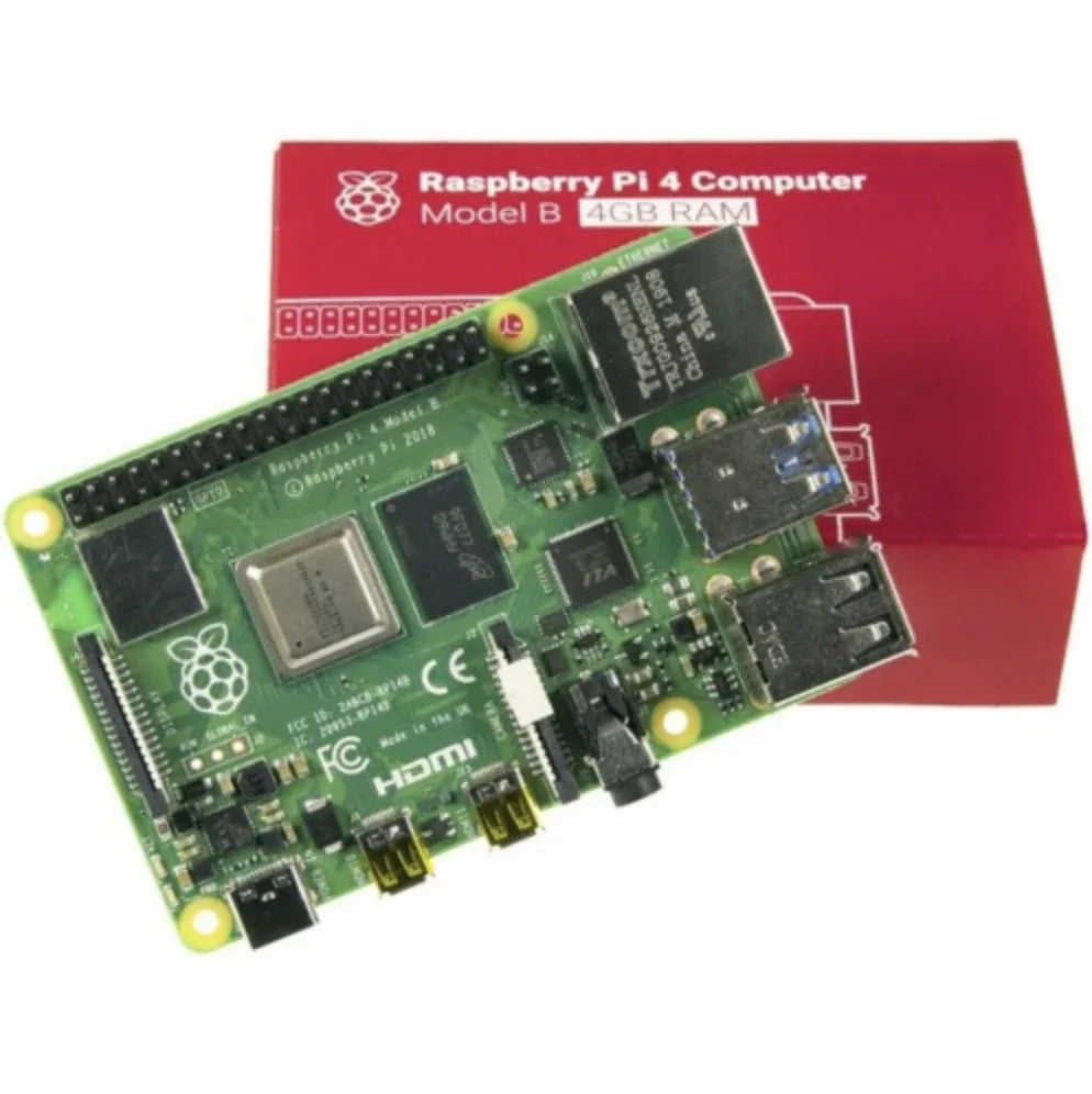 Raspberry Pi 4 Model B - 4GB RAM - Robot Pi Shop