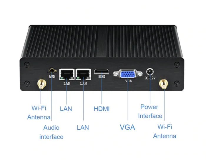 Fanless Mini PC - Robot Pi Shop