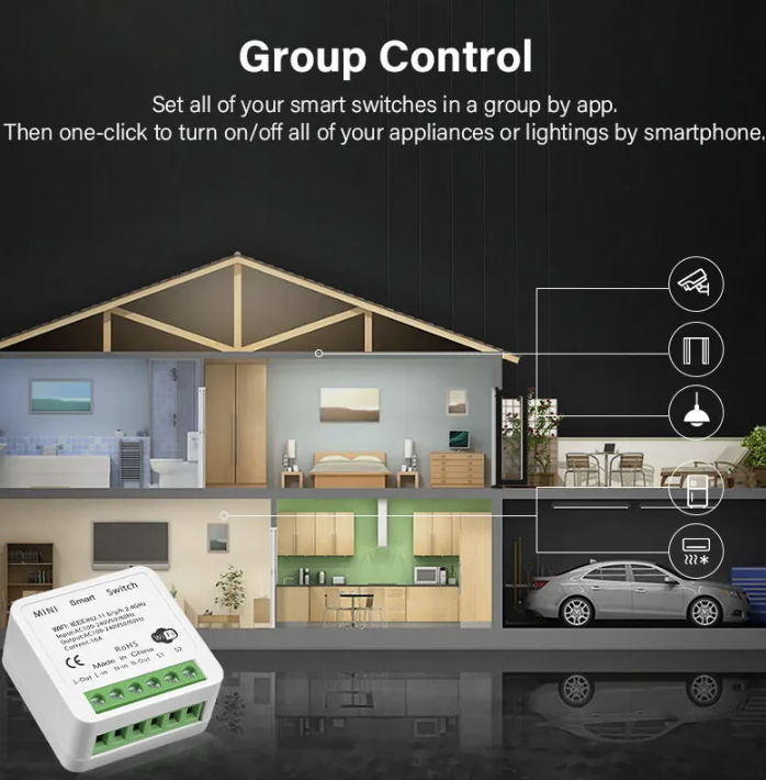 Tuya WiFi Mini DIY Smart Switch