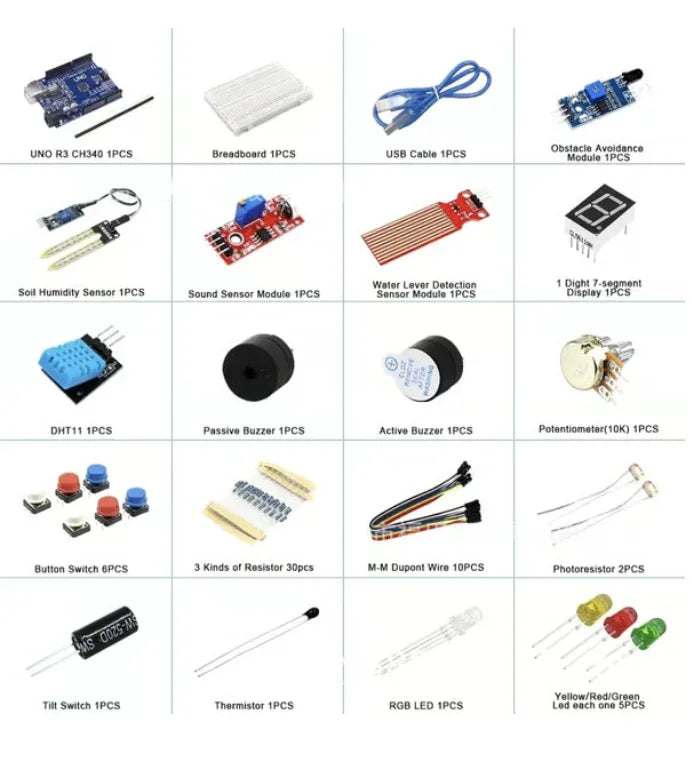 Uno R3 Starter Kit - Robot Pi Shop