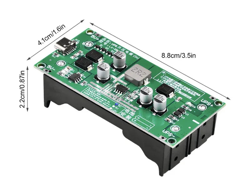 18650 Lithium Battery Charger Module - Robot Pi Shop
