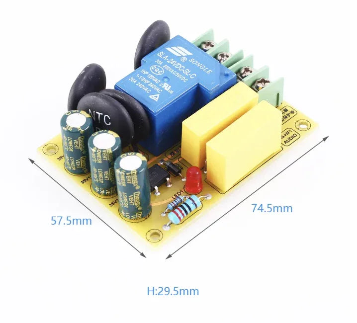 Power Supply Delay Soft Start Protection Board - Robot Pi Shop