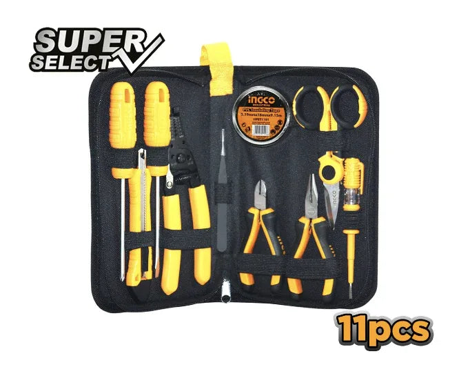 INGCO 11 Pieces Electrician Tool Set - Robot Pi Shop