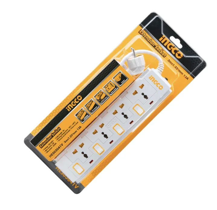 INGCO Power Extension Socket 13 A - Robot Pi Shop
