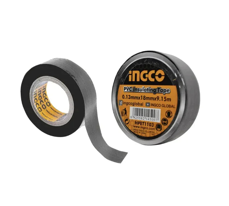 INGCO Black PVC Insulating Tape - Robot Pi Shop