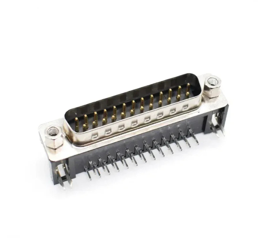 DB25 D-SUB Male PCB Mount Socket Connector - Robot Pi Shop