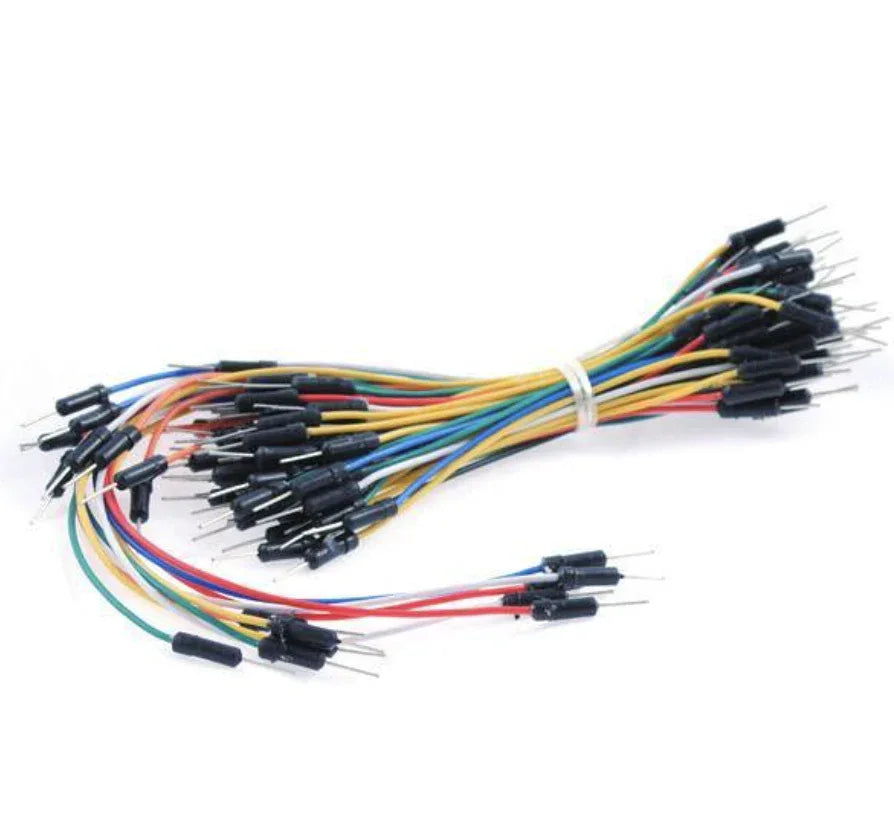 65pcs Flexible Breadboard Jumper Wires - Robot Pi Shop
