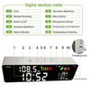 Clock, Decibel Meter with Temperature and Humidity