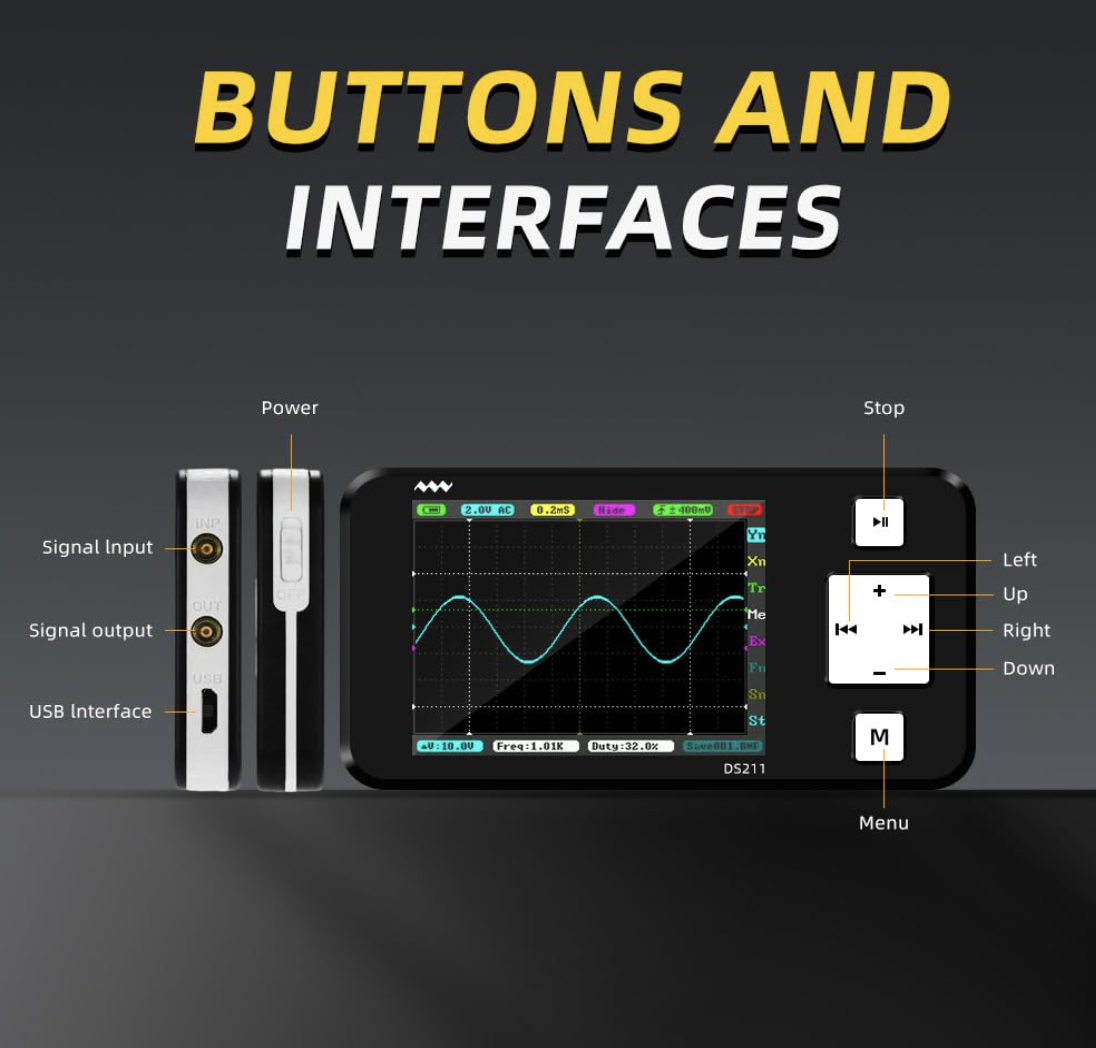 Pocket Oscilloscope DS211