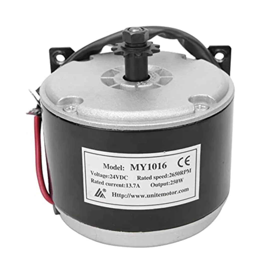MY1016 250W 24V DC Brushed Motor - Robot Pi Shop