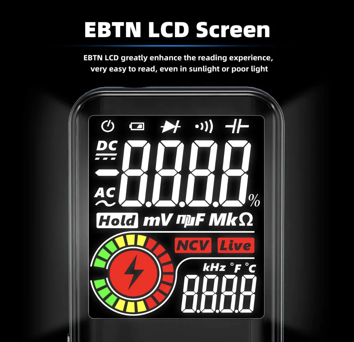 BSIDE S10 Professional Digital Multimeter - Robot Pi Shop